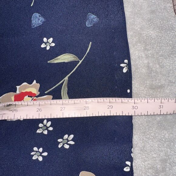 Vintage Maggie Lawrence Floral Midi Skirt Women Lightweight Boho Cottagecore Sz0 - Picture 4 of 7